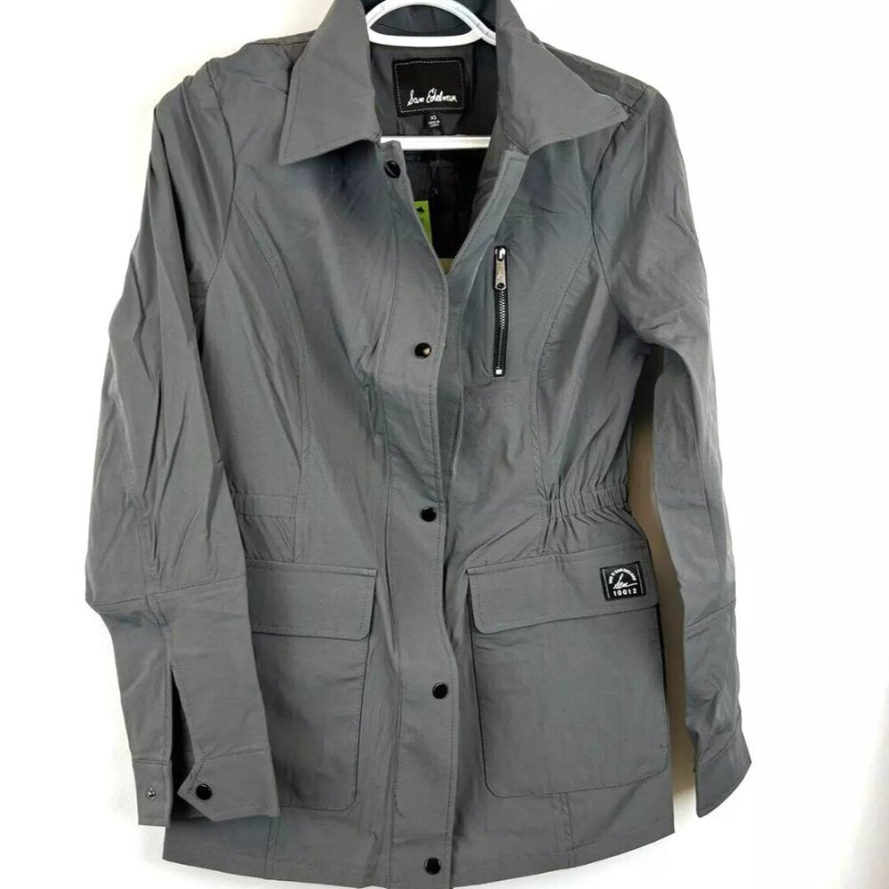 Sam Edelman Womens Shirt Jacket Gray Size XSmall